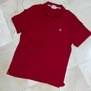 ORIGINAL PENGUIN Red Classic Fit Polo